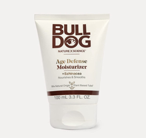 Bulldog Mens Skincare and Grooming Age Defense, Moisturizer Fragrance Free 3.3 Fl Oz